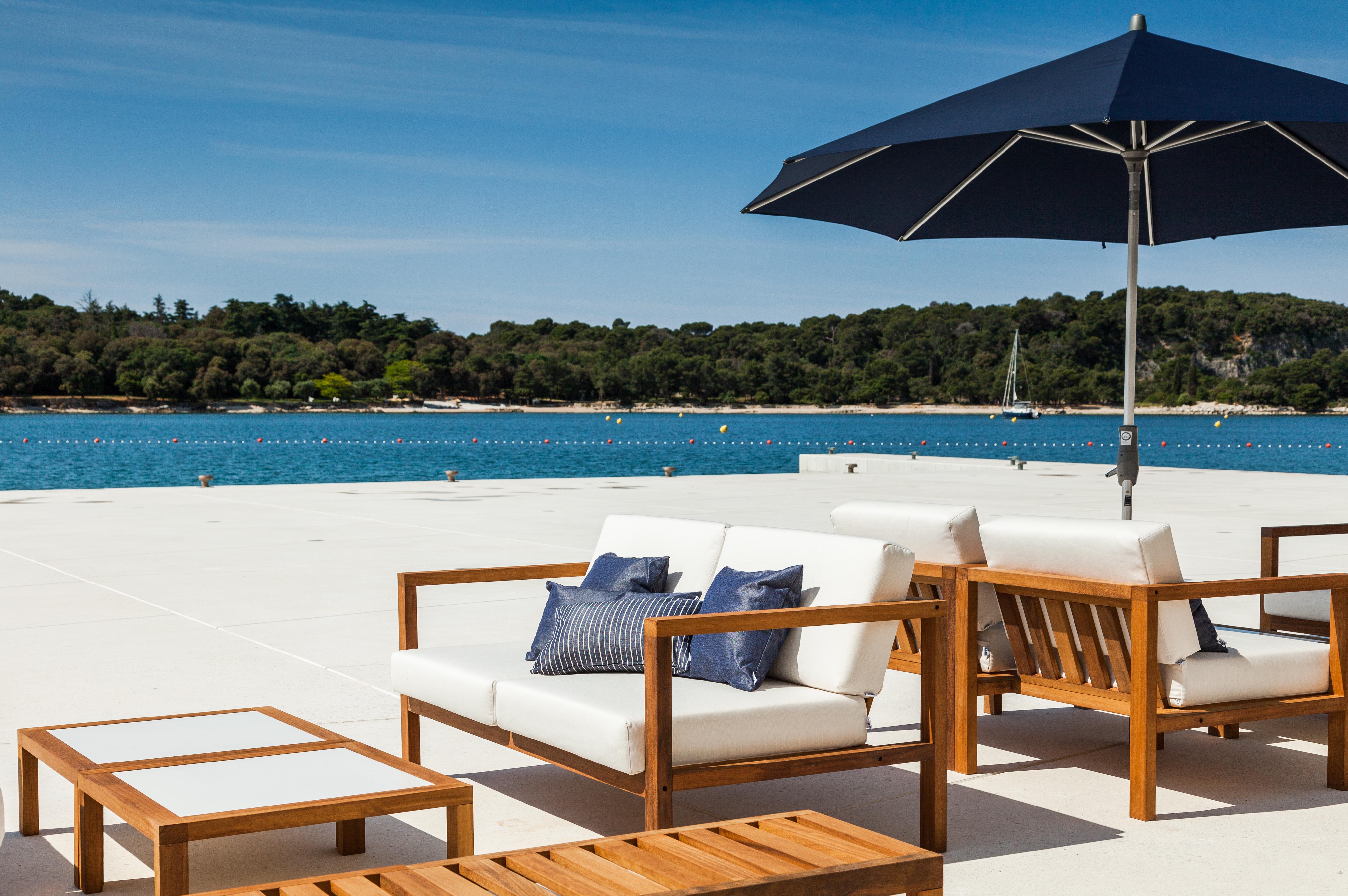 Hotel Monte Mulini Rovigno Esterno foto The Beach Club